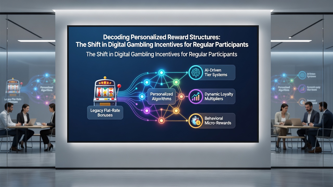 Analytics screen displaying segmented user profiles with customized bonus offers and reward progression charts in a gambling app interface
