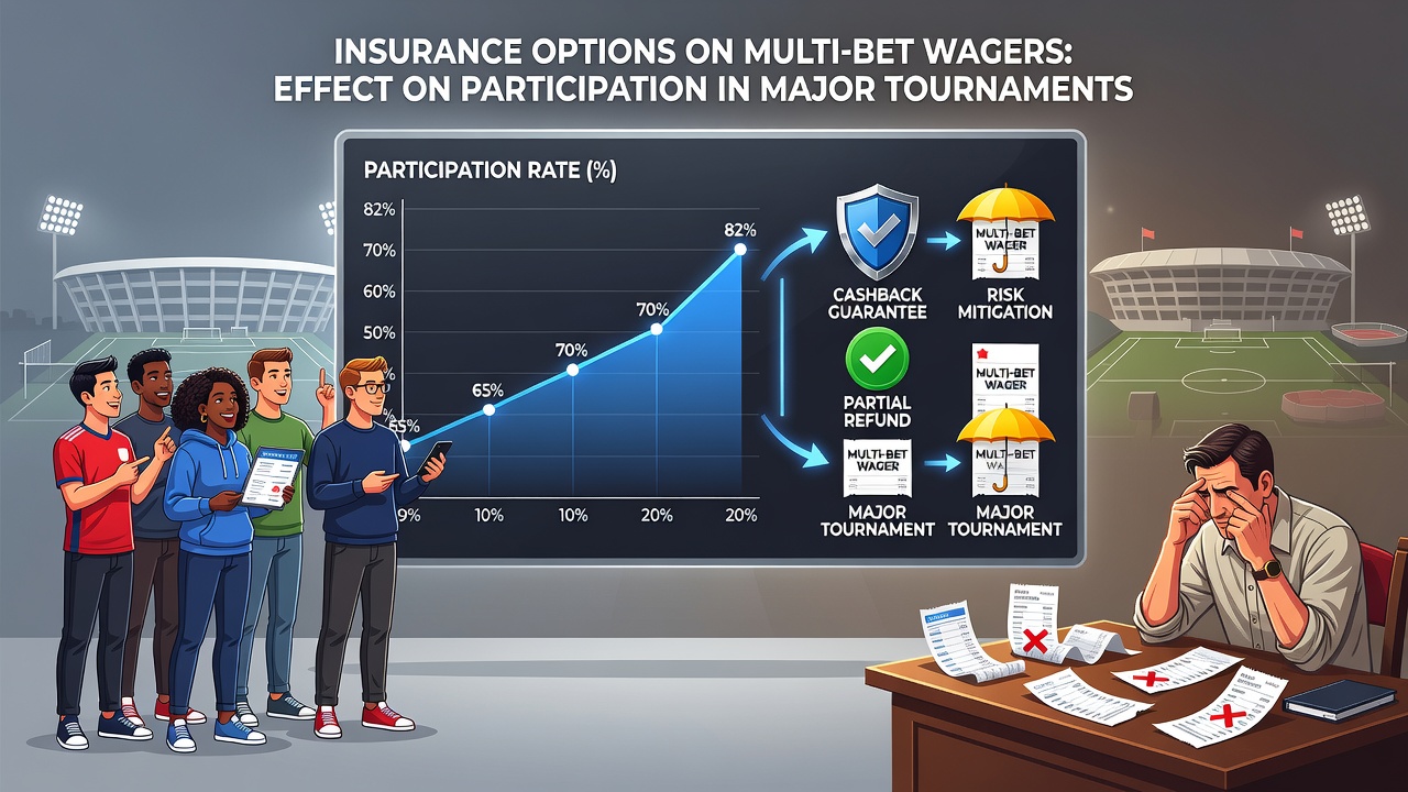 Chart displaying participation trends in multi-bet wagers during major tournaments