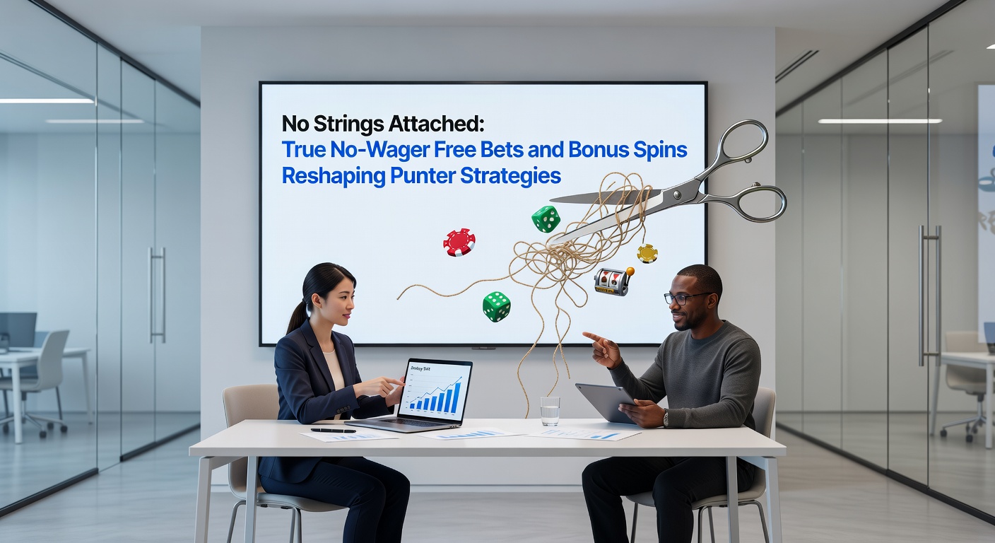 Graphic showing a flowchart of punter strategies using no-wager bets, from claim to cash-out, overlaid on a betting slip