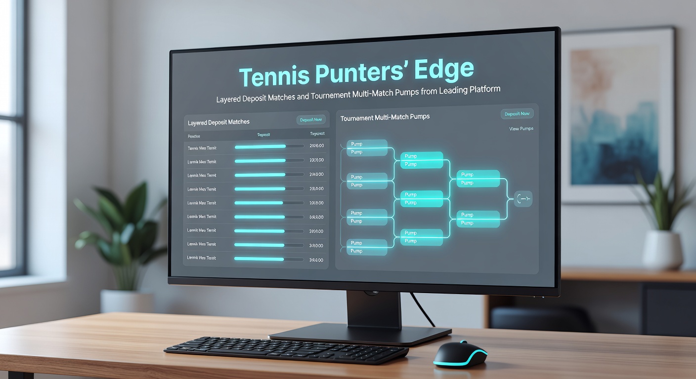 Close-up of tennis betting slip showing multi-match accumulator with boosted odds during a tournament